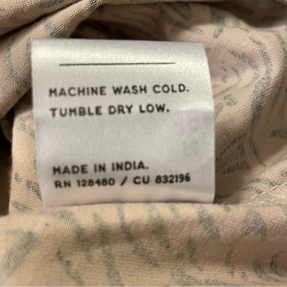 PACT Maya Halter Dress in Windswept‎ Oat - Picture 9 of 9